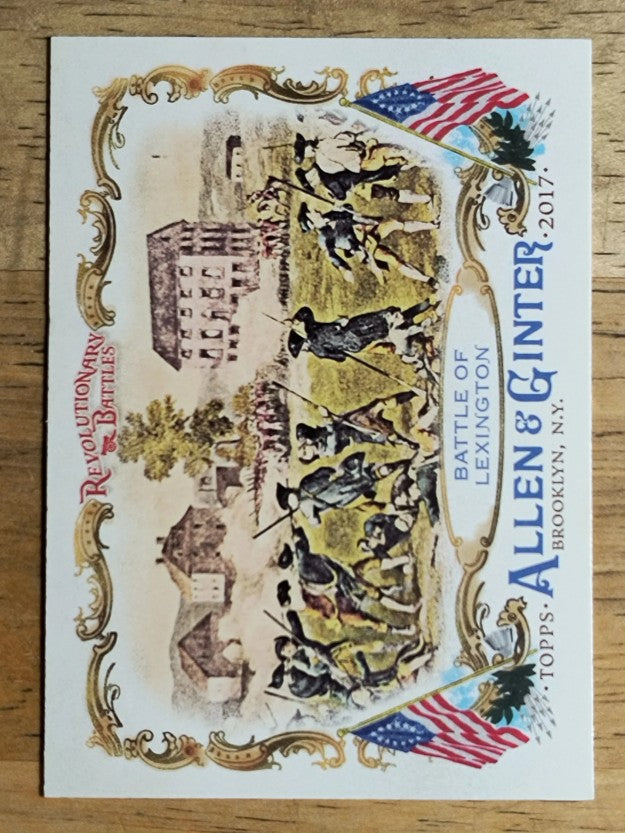 2017 Topps Allen and Ginter Revolutionary Battles #RB1 Battle of Lexington