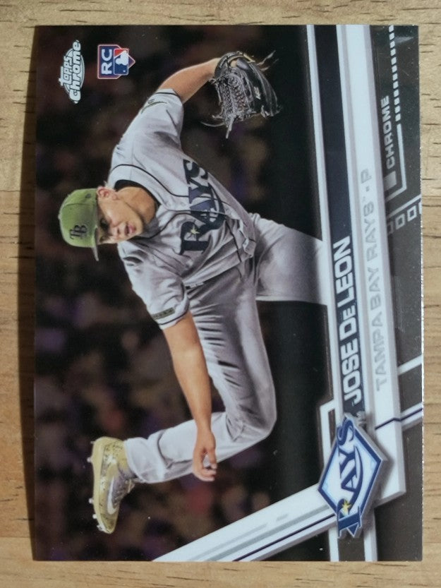 2017 Topps Chrome Update #HMT14 Jose De Leon RC