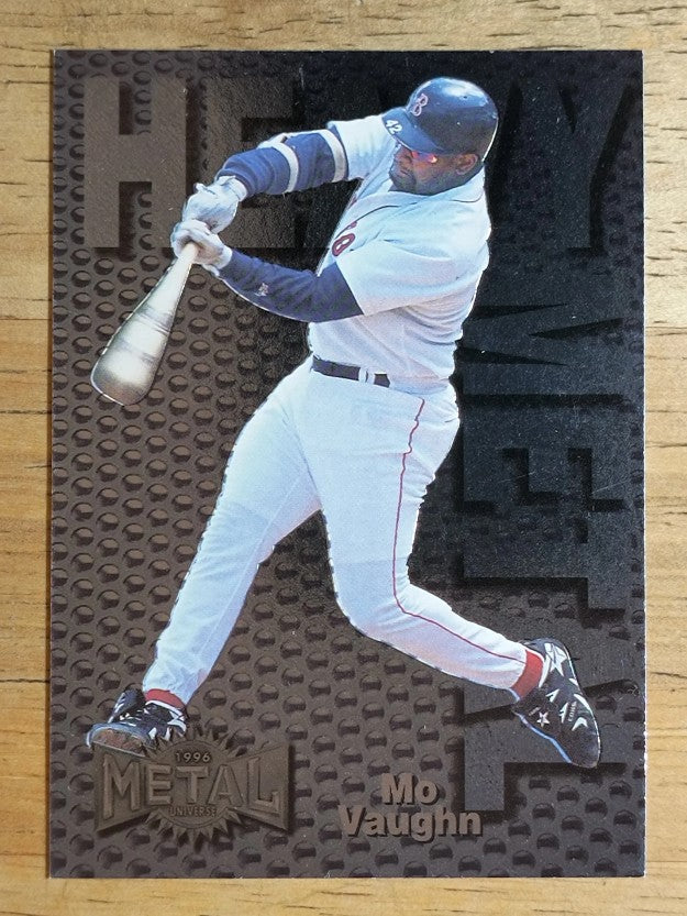 1996 Metal Universe Heavy Metal #9 Mo Vaughn