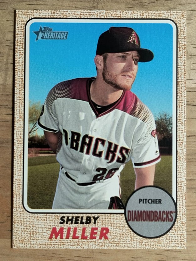2017 Topps Heritage #605 Shelby Miller