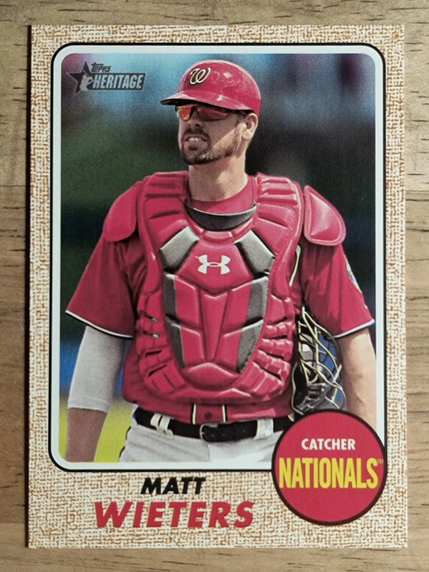 2017 Topps Heritage #647A Matt Wieters