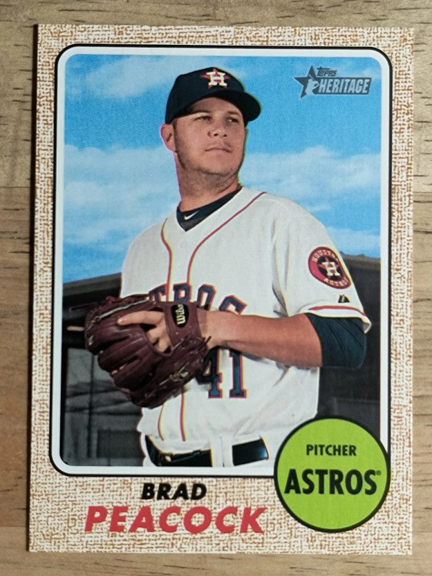 2017 Topps Heritage #683 Brad Peacock