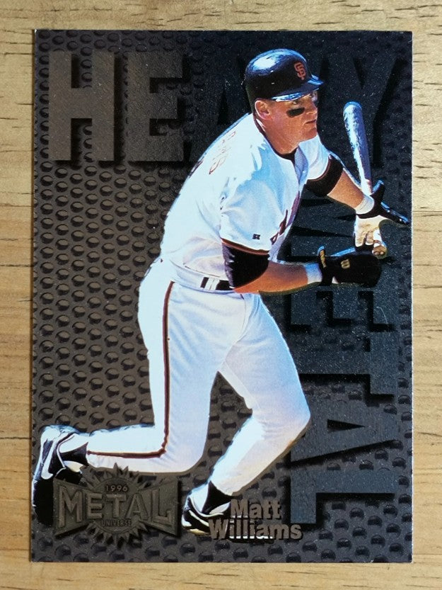 1996 Metal Universe Heavy Metal #10 Matt Williams