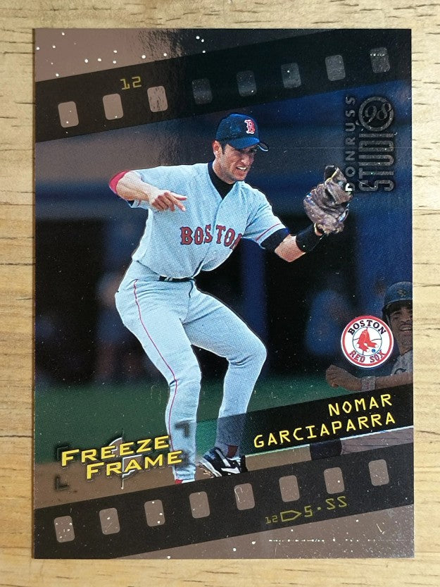 1998 Studio Freeze Frame #12 Nomar Garciaparra (EX)