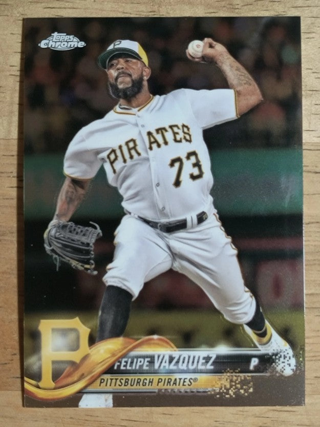 2018 Topps Chrome Update #HMT58 Felipe Vazquez