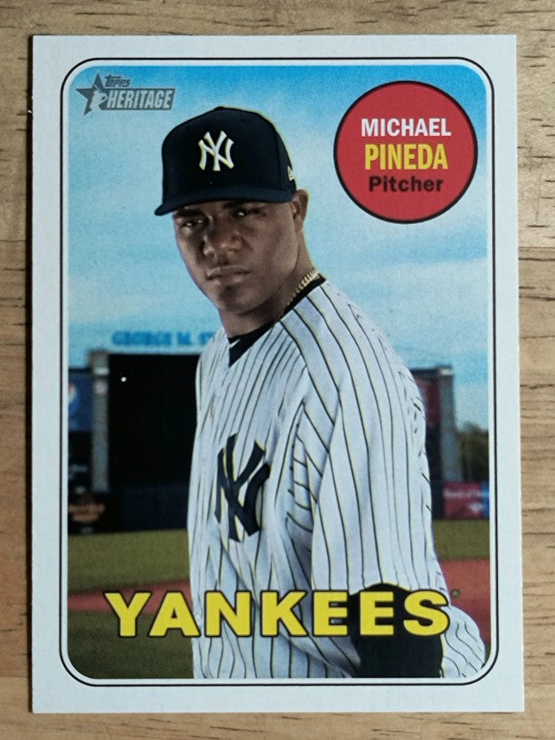 2018 Topps Heritage #111 Michael Pineda