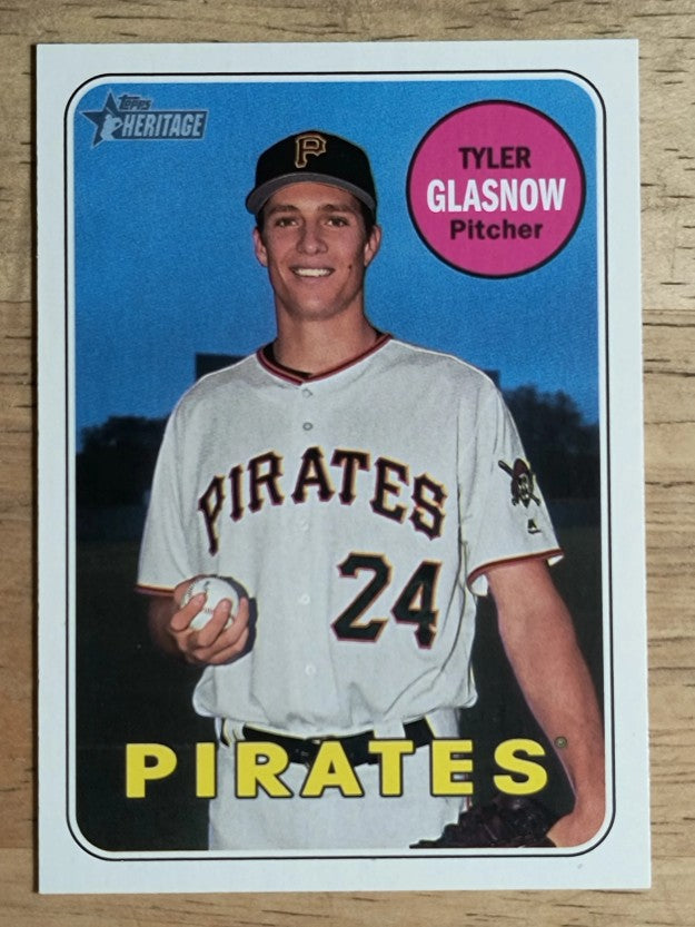 2018 Topps Heritage #258 Tyler Glasnow