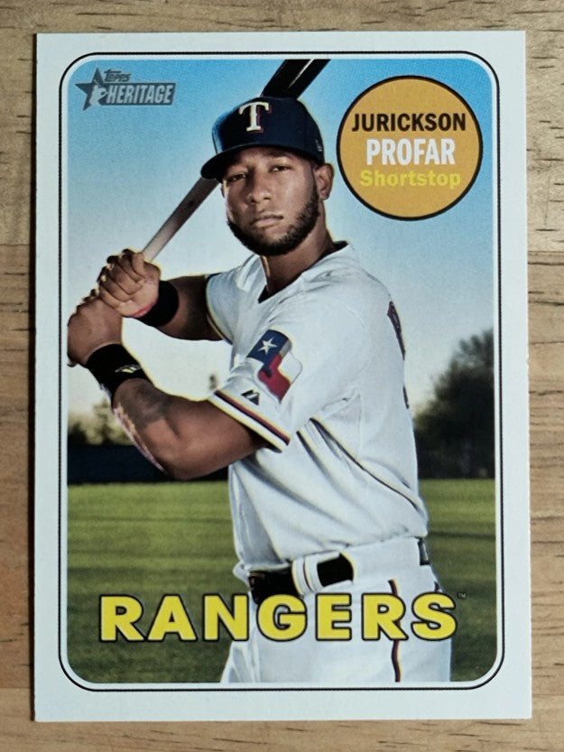 2018 Topps Heritage #584 Jurickson Profar
