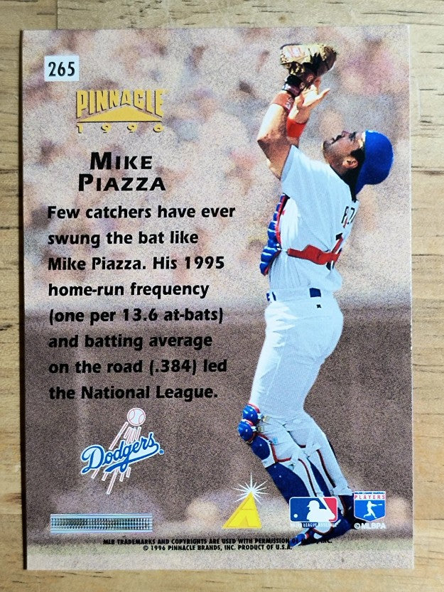 1996 Pinnacle Foil #265 Mike Piazza HH