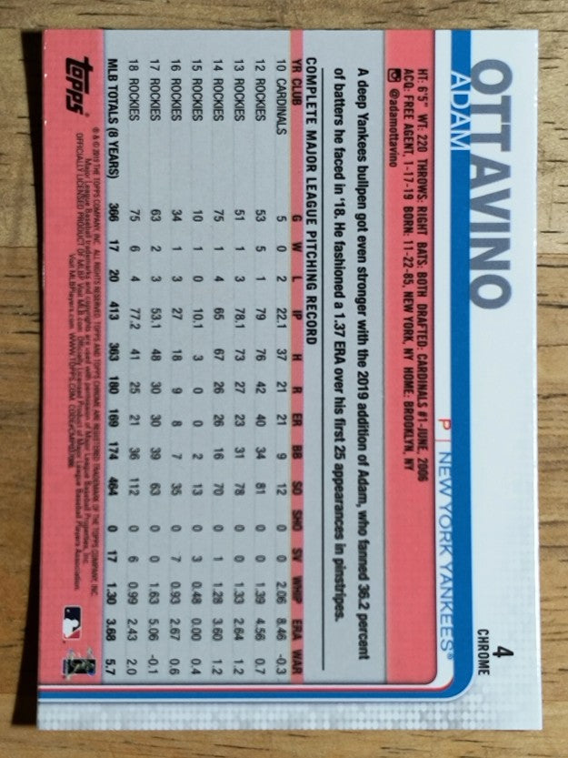 2019 Topps Chrome #4 Andrelton Simmons