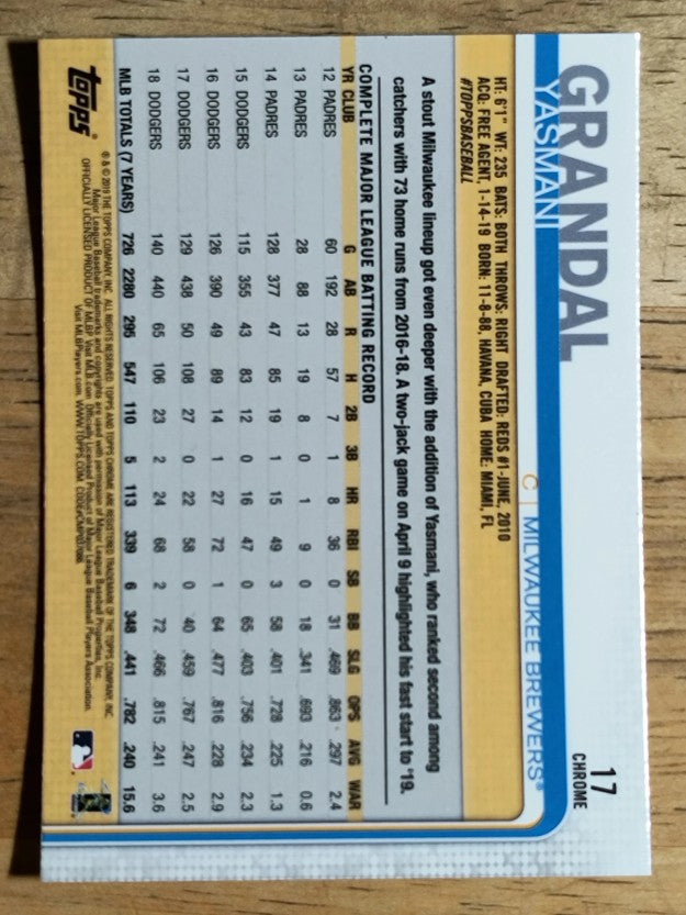 2019 Topps Chrome #17 Michael Kopech RC