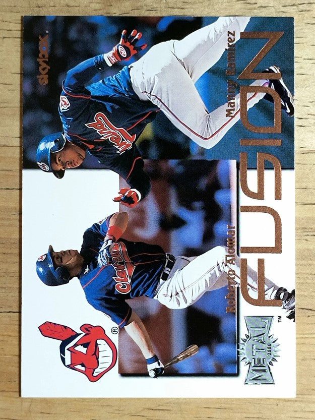 2000 Metal Fusion #F12 Manny Ramirez/Roberto Alomar