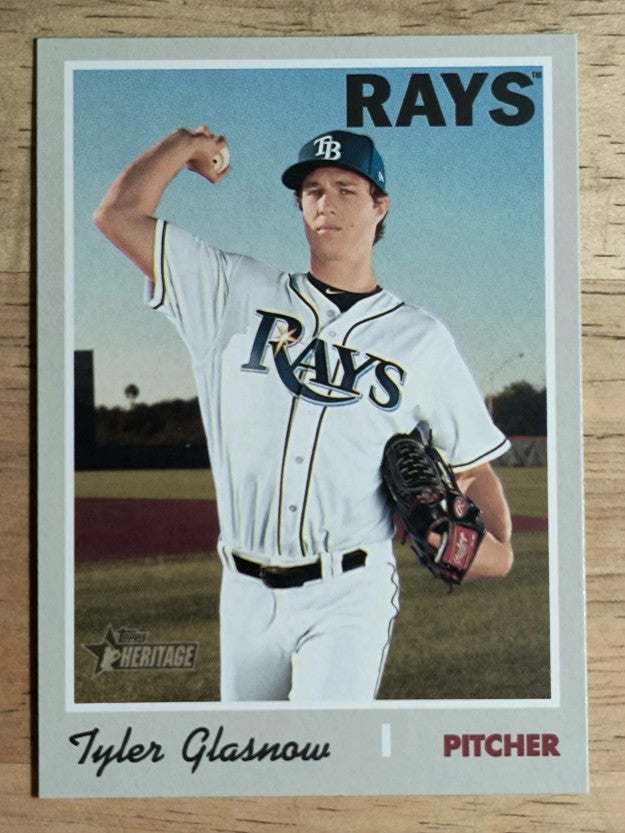 2019 Topps Heritage #538 Tyler Glasnow