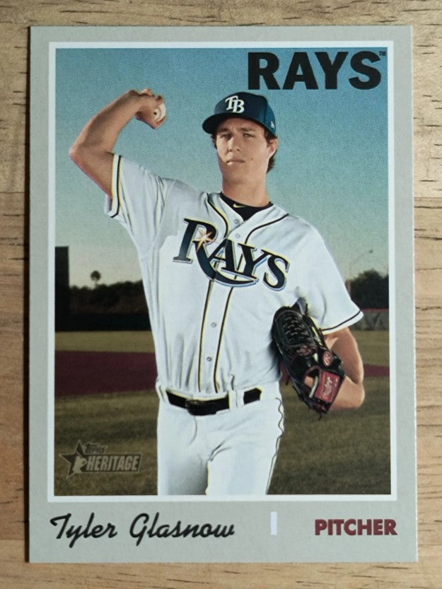 2019 Topps Heritage #538 Tyler Glasnow