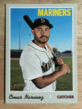 2019 Topps Heritage #607 Omar Narvaez