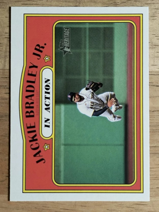 2021 Topps Heritage #172 Jackie Bradley Jr. IA