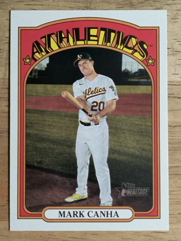 2021 Topps Heritage #392 Mark Canha