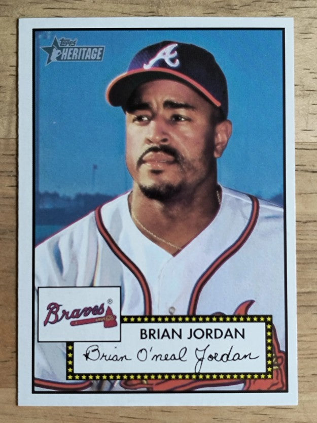 2001 Topps Heritage #2 Brian Jordan