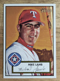 2001 Topps Heritage #29 Mike Lamb Black