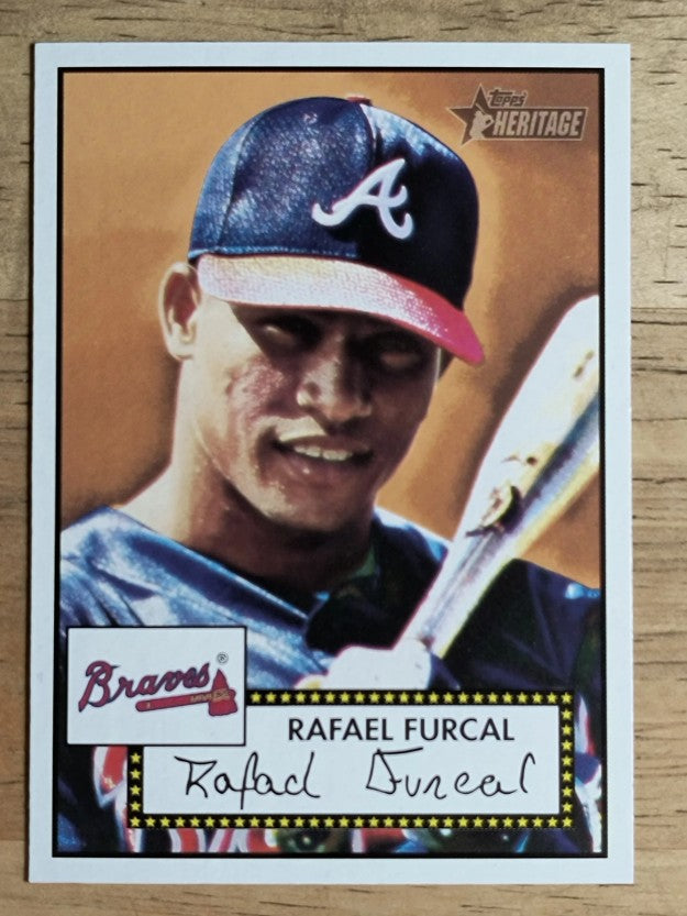 2001 Topps Heritage #30 Rafael Furcal Black