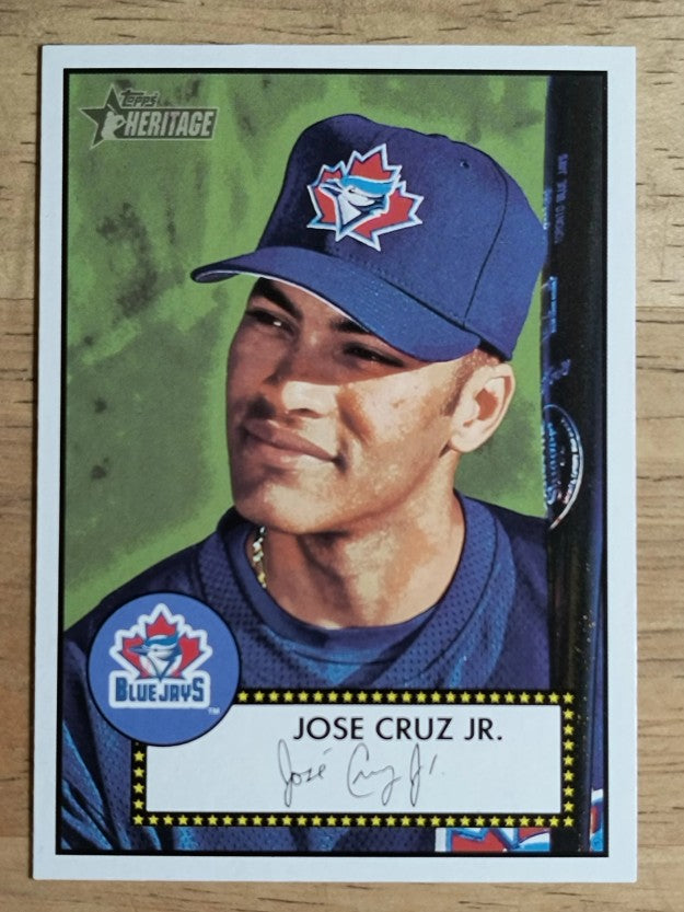 2001 Topps Heritage #63 Jose Cruz Jr. Black
