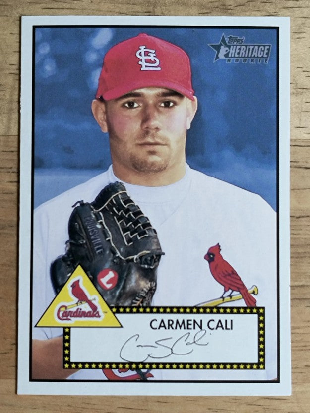 2001 Topps Heritage #89 Carmen Cali RC