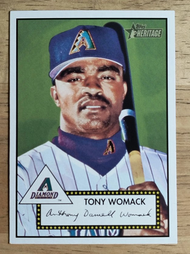 2001 Topps Heritage #102 Tony Womack