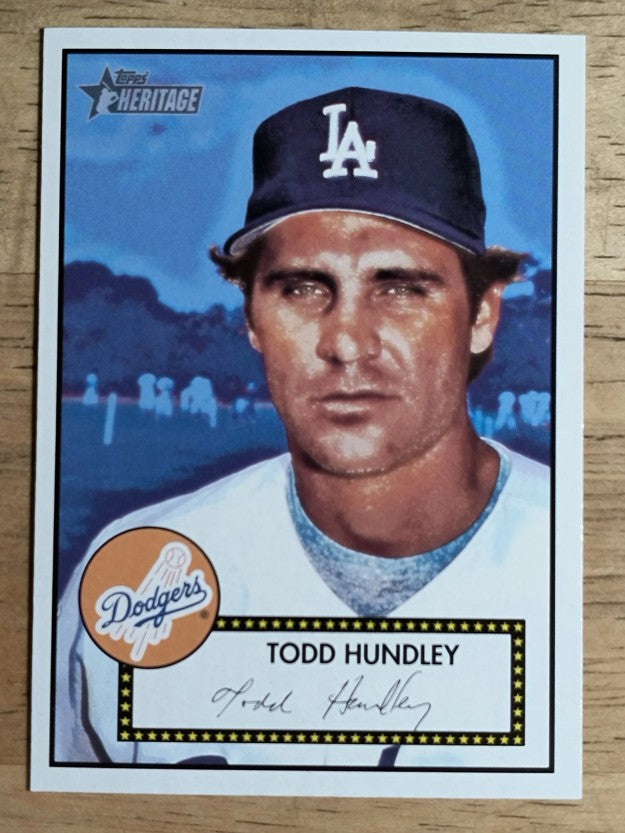 2001 Topps Heritage #117 Todd Hundley