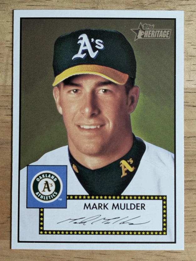 2001 Topps Heritage #171 Mark Mulder Black