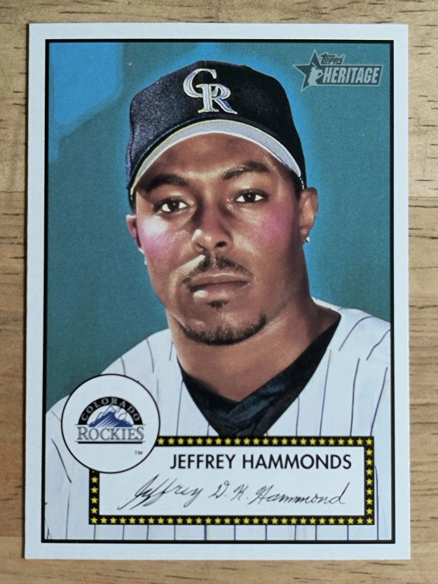 2001 Topps Heritage #186 Jeffrey Hammonds
