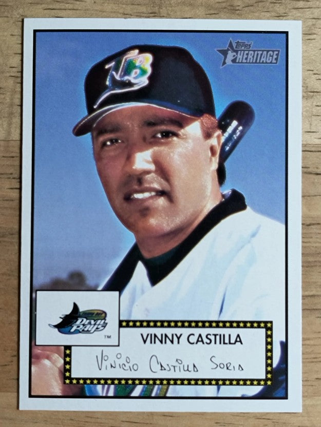 2001 Topps Heritage #199 Vinny Castilla