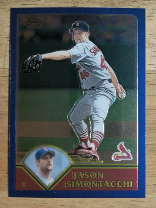 2003 Topps Chrome #106 Jason Simontacchi