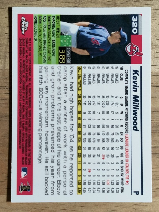 2005 Topps Chrome #320 Kevin Millwood