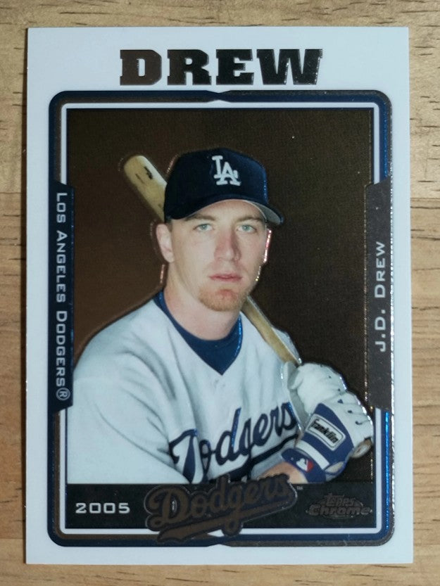 2005 Topps Chrome #359 J.D. Drew