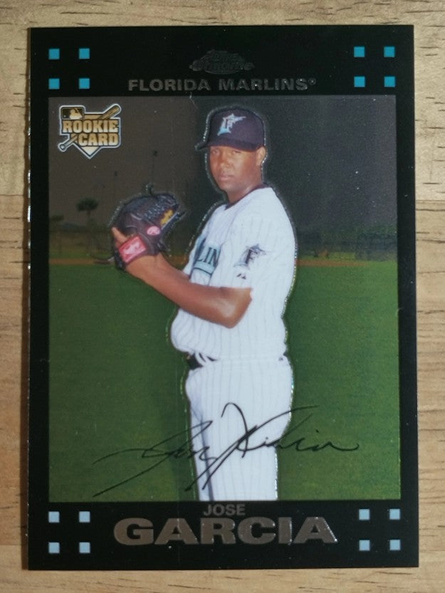 2007 Topps Chrome #304 Jose Garcia RC