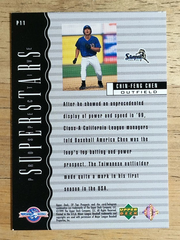 2000 SP Top Prospects Prospective Superstars #P11 Chin-Feng Chen