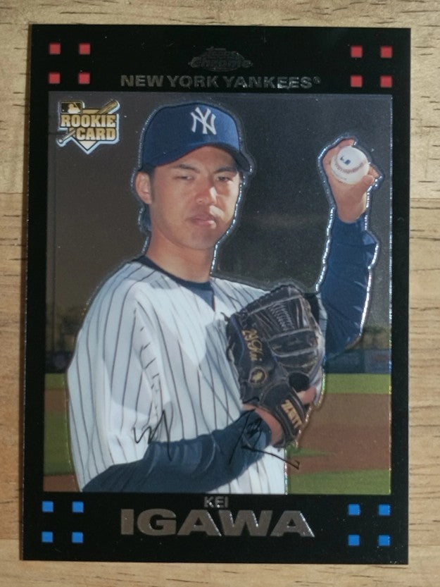 2007 Topps Chrome #322a Kei Igawa RC