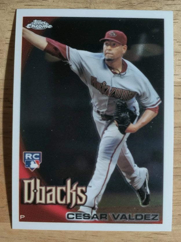 2010 Topps Chrome #194 Cesar Valdez RC