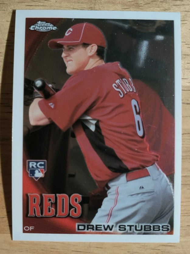 2010 Topps Chrome #219 Drew Stubbs RC