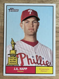 2010 Topps Heritage #77a J.A. Happ