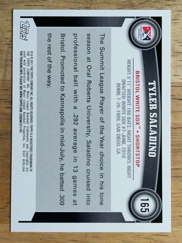2011 Topps Pro Debut #165 Tyler Saladino