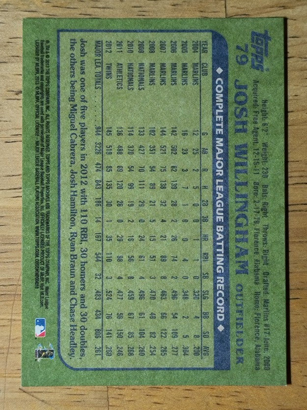 2013 Topps Archives #79 Josh Willingham