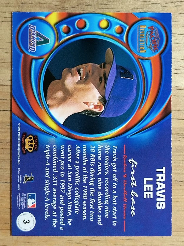 1998 Revolution Rookies and Hardball Heroes #3 Travis Lee