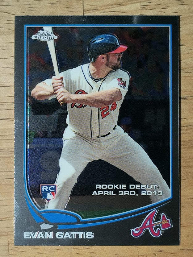 2013 Topps Chrome Update #MB52 Evan Gattis RC