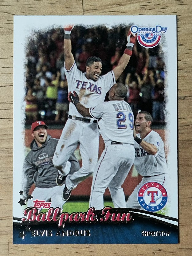 2013 Topps Opening Day Ballpark Fun #BF16 Elvis Andrus