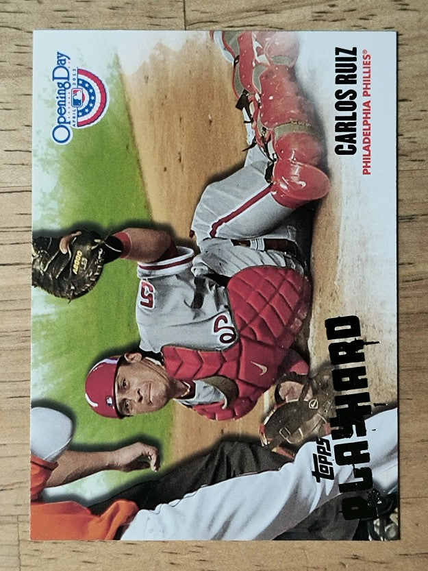 2013 Topps Opening Day Play Hard #PH18 Carlos Ruiz