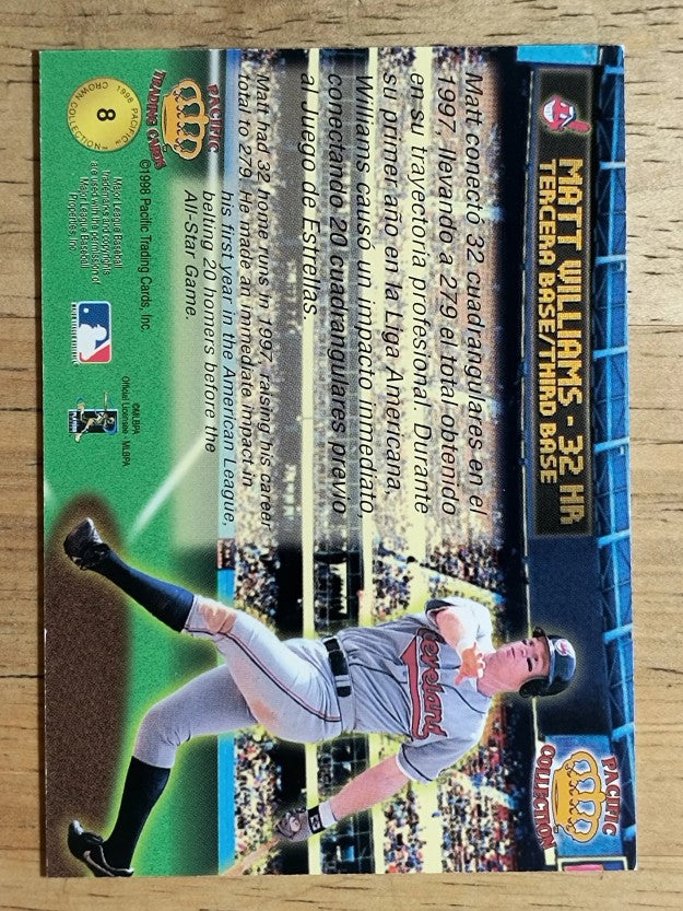 1998 Pacific Home Run Hitters #8 Matt Williams