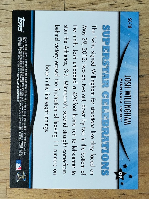 2013 Topps Opening Day Superstar Celebrations #SC18 Josh Willingham