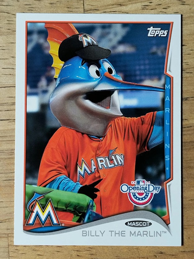 2014 Topps Opening Day Mascots #M24 Billy the Marlin (NM)