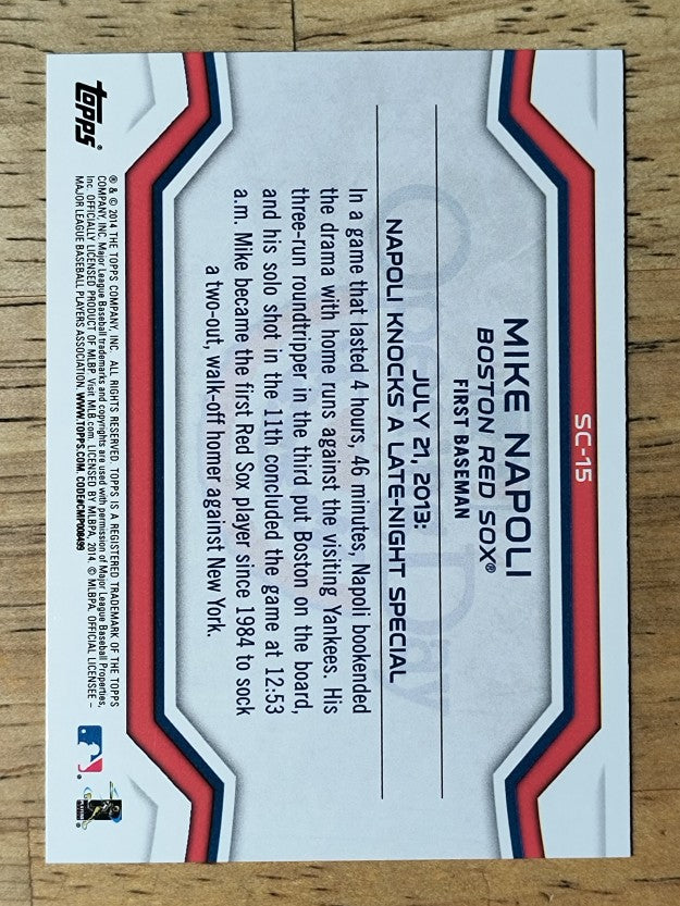 2014 Topps Opening Day Superstar Celebrations #SC15 Mike Napoli